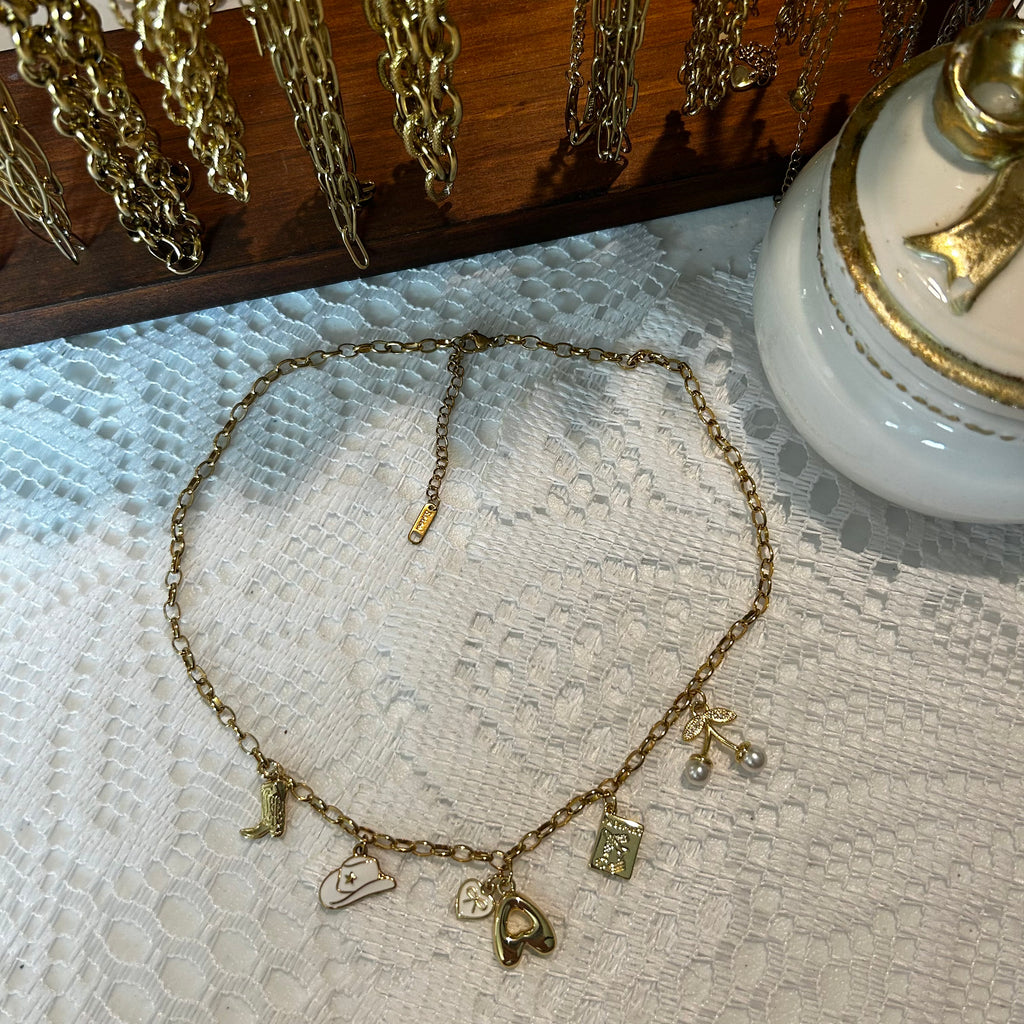 The Golden Hour Charm Necklace