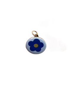 BLUE FLOWER CHARM