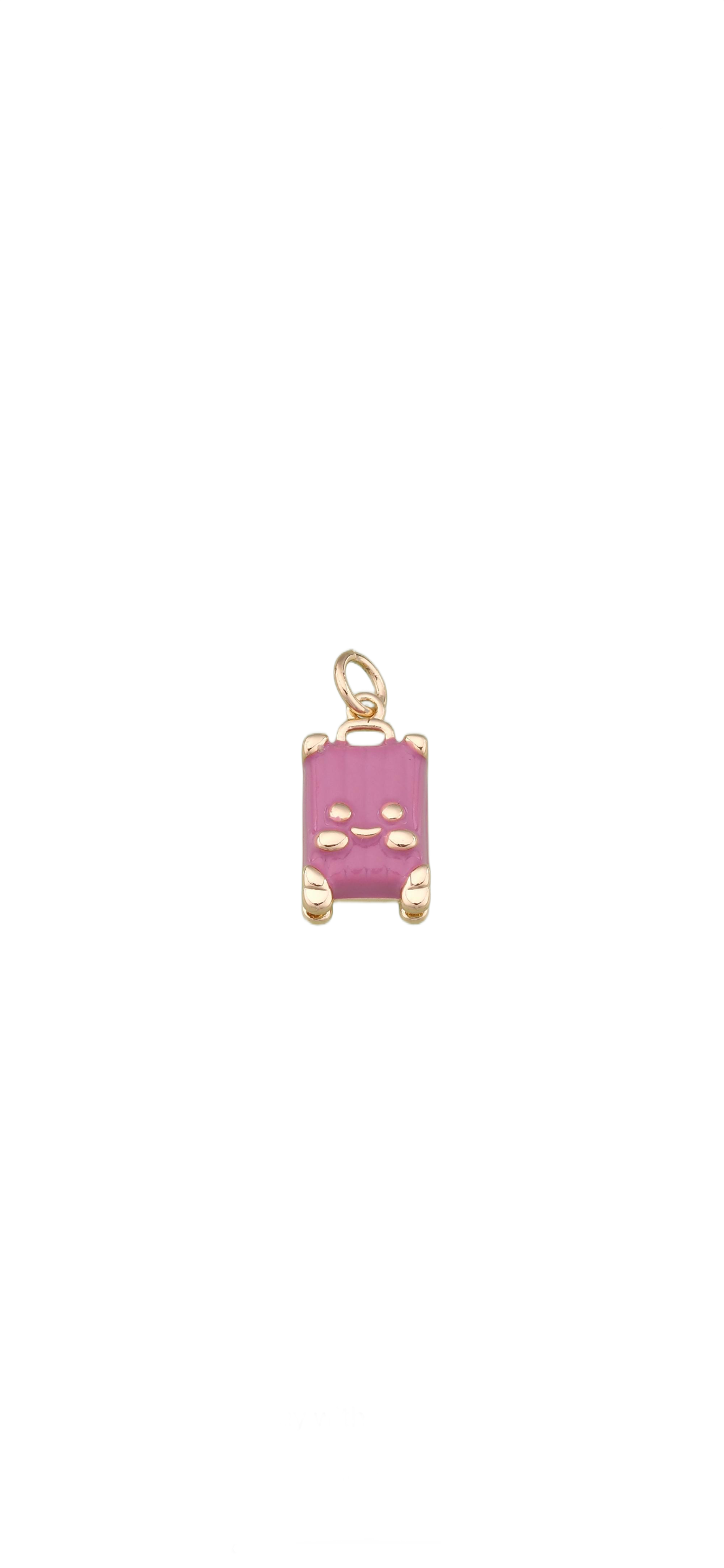 PINK LUGGAGE CHARM